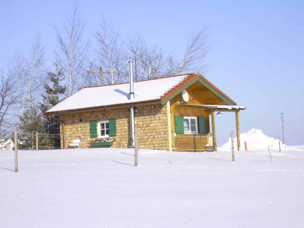 Das gemütliche Allgäu Blockhaus im Winter