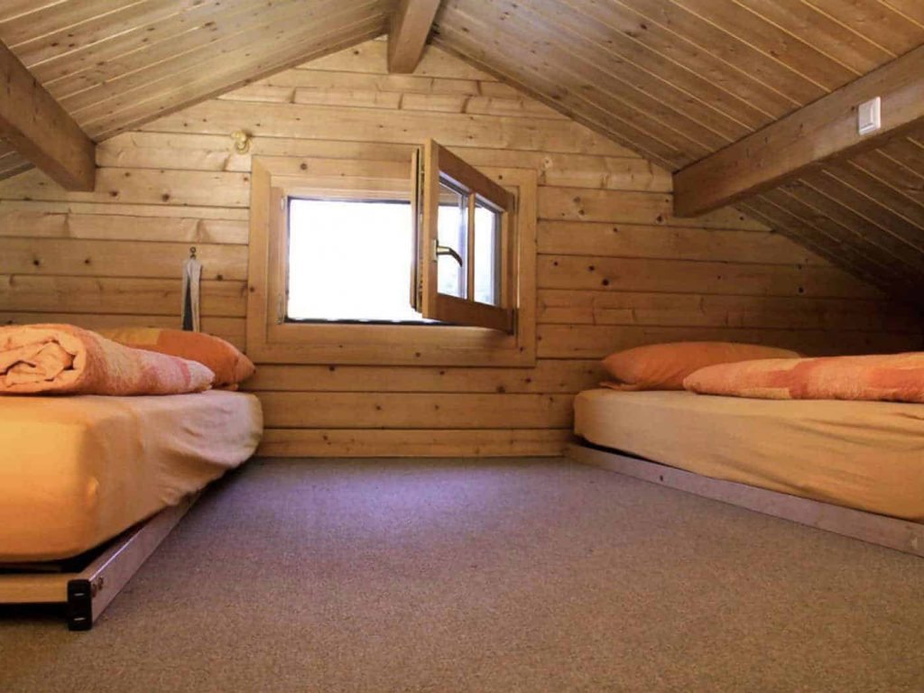 Schlafplätze im Allgäu-Blockhaus